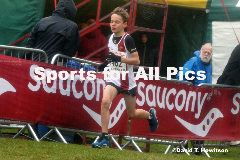 Boys under-13s, National Cross Country Relay Champs., Berry Hill Park, Mansfield.  Photo: David T. Hewitson/Sports for All Pics